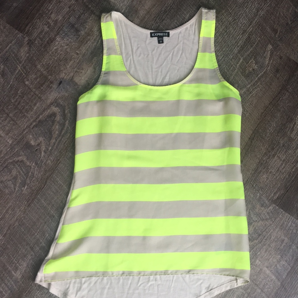 Express neon dress tank